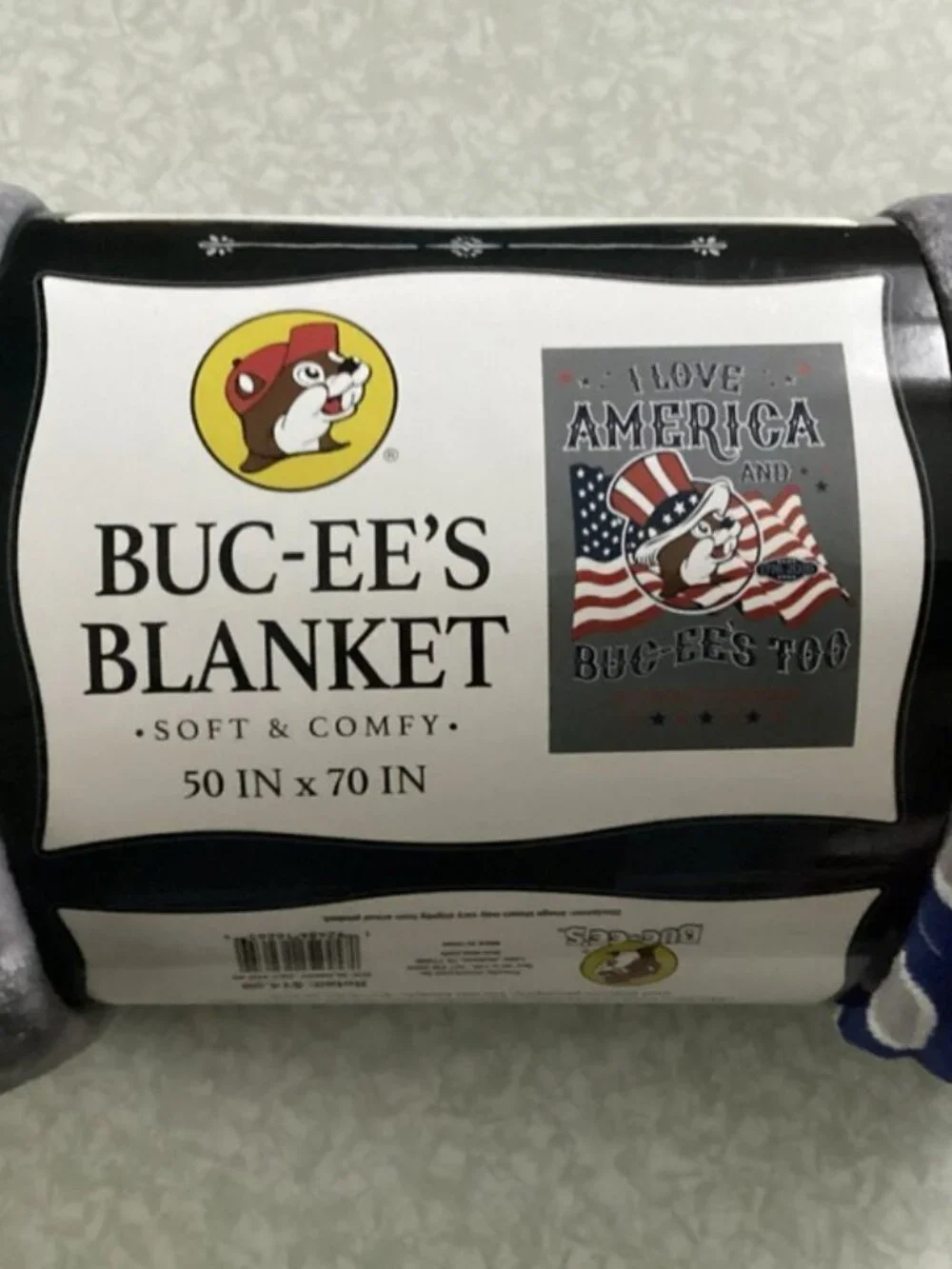 Buc-ee's 250 Years of Freedom Patriotic Throw Blanket 50x70 NWT